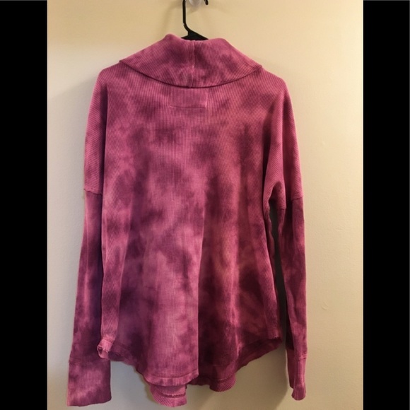 Maeve Pink Tie-Dye Cowl Neck Sweater - Picture 7 of 10